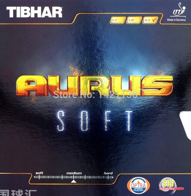 

Tibhar aurus soft 11.3 mm Table Tennis Rubber(Black)