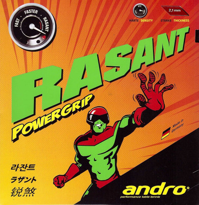 

Andro Rasant PowerGrip 2.1 mm Table Tennis Rubber(Black)