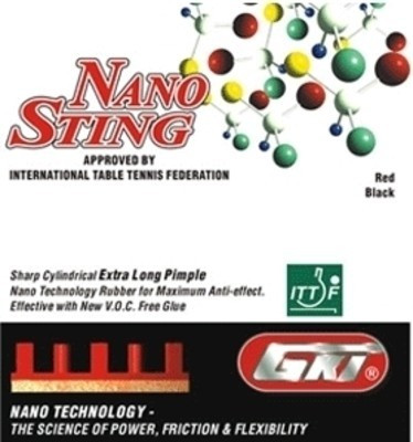 

GKI Nano Sting 1 mm Table Tennis Rubber(Black)