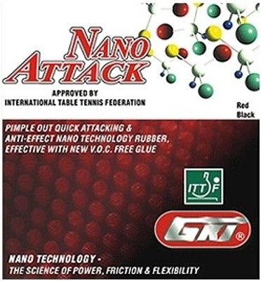 

GKI Nano Attack 2.1 mm Table Tennis Rubber(Red)