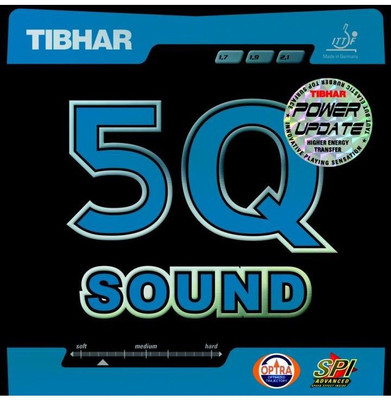 

Tibhar 5Q Sound 11.3 mm Table Tennis Rubber(Red)