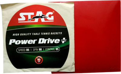 

Stag Power Drive Plus 1.8 mm Table Tennis Rubber(Red)