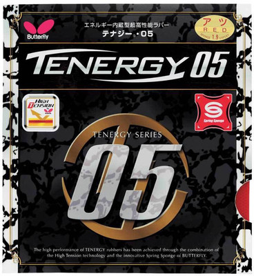 

Butterfly Tenergy 05 2.1 mm Table Tennis Rubber(Black)