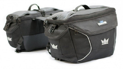 

Gods Triton X2 Double-side Black Fabric Motorbike Saddlebag(50 L)
