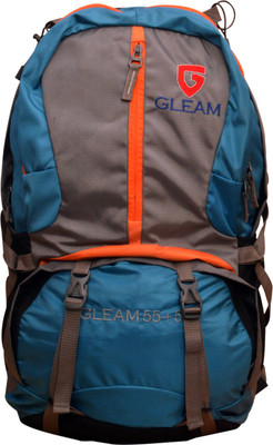 

Gleam Climate Proof Trekking / Hiking Rucksack - 60 L(Blue)