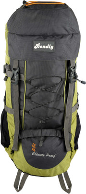 

Bendly Green Adventure Series Rucksack - 55 L(Green)
