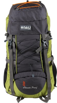 Fab U Adventure Rucksack  - 55 L(Green)