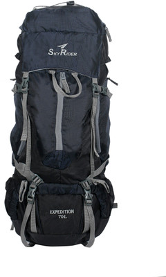 

SkyRider Expedition Rucksack - 70 L(Black, Grey)