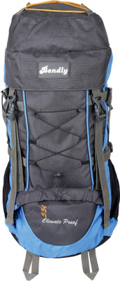 

Bendly Blue Adventure Series Rucksack - 55 L(Blue)
