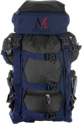 

Moladz Caza Hiking Rucksack - 41 L(Black, Blue)