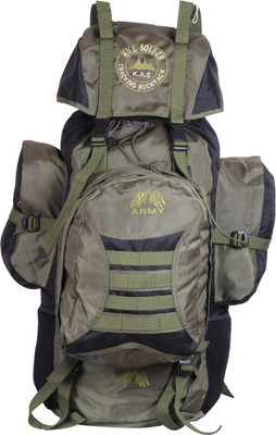 

NUAN NU27 Rucksack - 75 L(Green, Black), Black;green