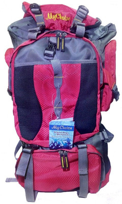 

My Choice 306105 Red & Grey Tracking Backpack Rucksack - 90 L(Red, Black), Black;red