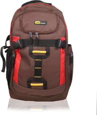 

Yark y1951 Brown Red Rucksack - 31 L(Brown)