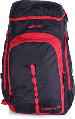 

Wildcraft odyssey 45 red Rucksack - 45 L(Red, Black), Black;red