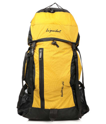 

President Himalaya Backpack(Multicolor, Rucksack), Black;yellow