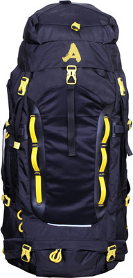 

Attache Robust Rucksack, Hiking Backpack 75Lts Black With Rain Cover Rucksack - 75 L(Black)