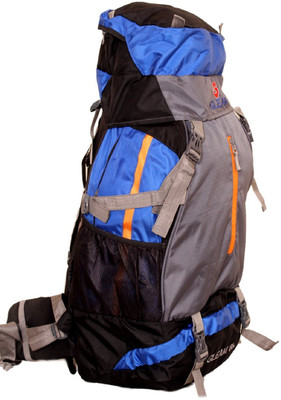 

Gleam 2209 Climate Proof Mountain Campaign / Hiking / Trekking Bag / Backpack 60 ltrs Royal Blue & Grey with RAIN COVER Rucksack - 60 L(Multicolor)