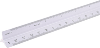 

Khyati Architectural Opaque Plastic Rulers(Set of 1, White)
