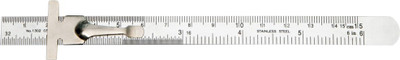 

Kristeel Pocket Clip Opaque Stainless Steel Rulers(Set of 10, Steel)