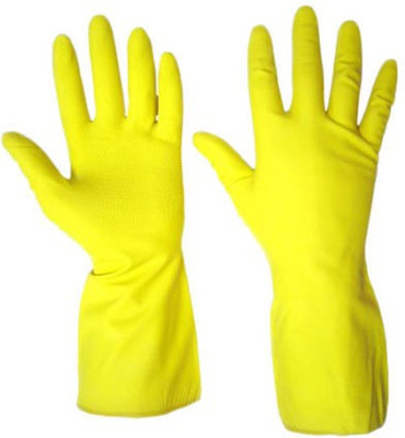 

DIY Crafts Hand Gloves Washing Cleaning Rubber Safety Gloves(2)