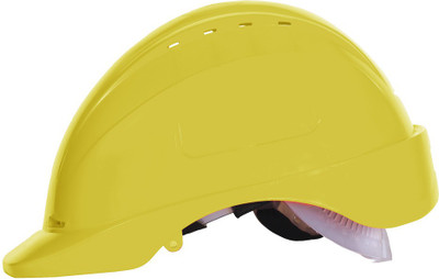

Saviour Hpsav FR SS1 Y Saviour Freedom with Ratchet HDPE -Yellow Construction Helmet(Size - M)