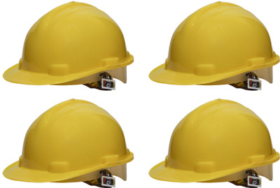 

Metro Nape SH-1204 Pack of 4 Metro Construction Helmet(Size - Regular)