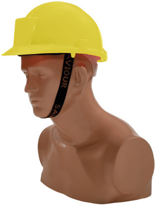 

Saviour HPSAVTHRY Tough Hat With Ratchet -Yellow Fire Fighting Helmet(Size - M)