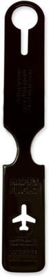 

PackNBuy Premium Happy Flight Luggage Tag(Black)