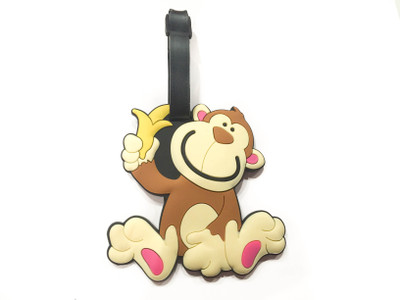 

Funcart Smiling Monkey Luggage Tag(Multicolor)