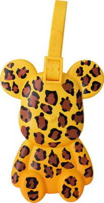 

Super Drool Leopard Mask Bear Luggage Tag(Yellow)