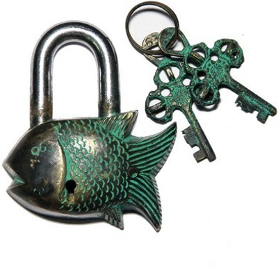 

Gathbandhan Fish Safety Lock(Gold)