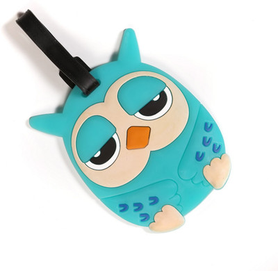 

Babyoodles Owl Luggage Tag(Green)
