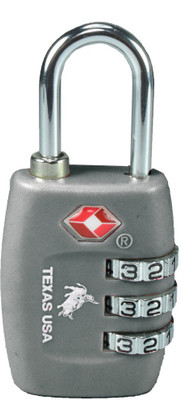 

Texas USA TSA Lock-Mandatory for US Customs Safety Lock(Grey)