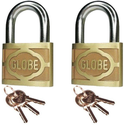 

Maxed Globe Pressing Padlock 2 Inch C2 Safety Lock(Multicolor)