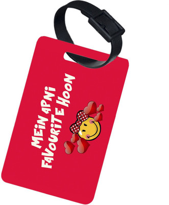 

The Crazy Me MAIN APNI FAVOURITE HOON Luggage Tag(Multicolor)