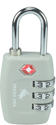 

Texas USA TSA Lock-Mandatory for US Customs Safety Lock(Grey)
