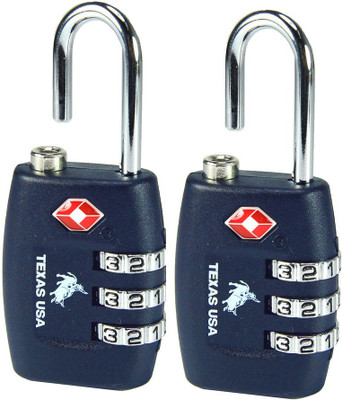 

Texas USA TSA Lock-Mandatory for US Customs Safety Lock(Blue)