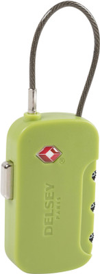 

Delsey TSA 3-Digit Combination Padlock Green Safety Lock(Green)