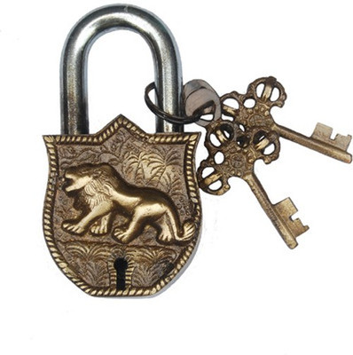 

Gathbandhan LION Safety Lock(Gold)