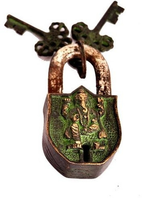 

Indigo Creatives Vastu Antique Look Lord Ganesha Safety Lock Safety Lock(Black)