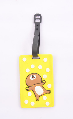 

Shrisay Ventures Happy Teddy - Yellow Luggage Tag(Multicolor)