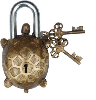 

Gathbandhan Tortise Safety Lock(Gold)