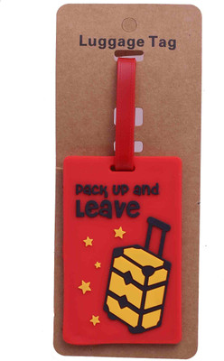 

Funcart Funcart Red pack up & leave luggage tag Luggage Tag(Multicolor)