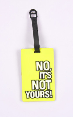 

Shrisay Ventures Not Yours Pack Of 2 Luggage Tag(Multicolor)