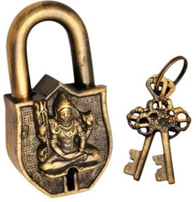 

Gathbandhan Lord Shiva Safety Lock(Gold)
