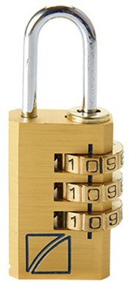 

Travel Blue 3 Dial Combination Safety Lock(Gold)