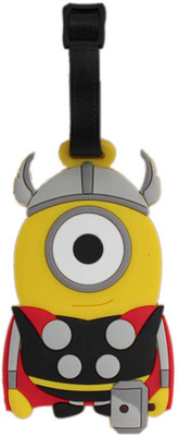 

Tootpado Travel One Eyed Superhero Minion 1i301 Luggage Tag(Yellow)