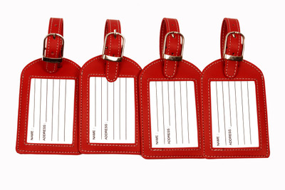 

Sukeshcraft world Currency Luggage Tag(Red)