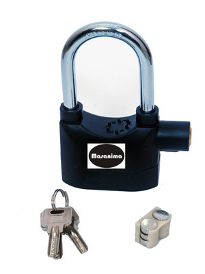 Masanima Alarm Black Safety Lock(Black)