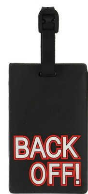 

Priya Exports Back Off Luggage Tag(Black)